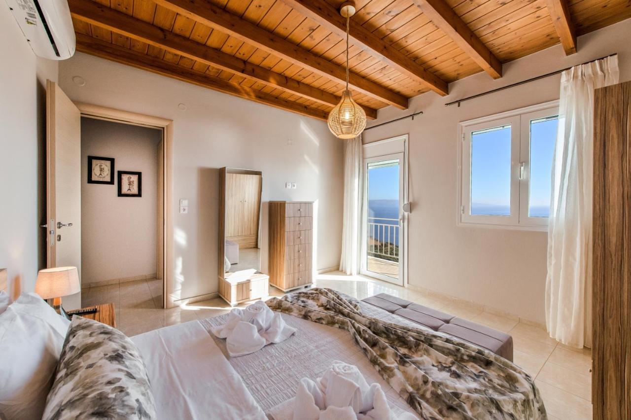 Tranquil Sea View Villa With Private Pool, Just 2Km From The Beach! Agia Galini Exterior foto