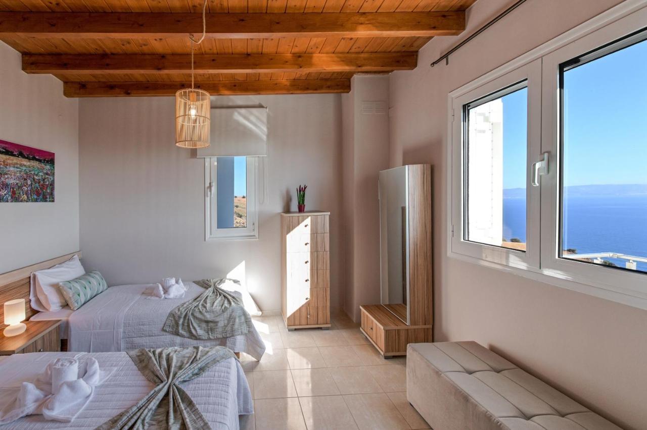 Tranquil Sea View Villa With Private Pool, Just 2Km From The Beach! Agia Galini Exterior foto