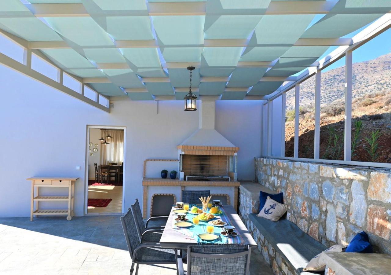 Tranquil Sea View Villa With Private Pool, Just 2Km From The Beach! Agia Galini Exterior foto