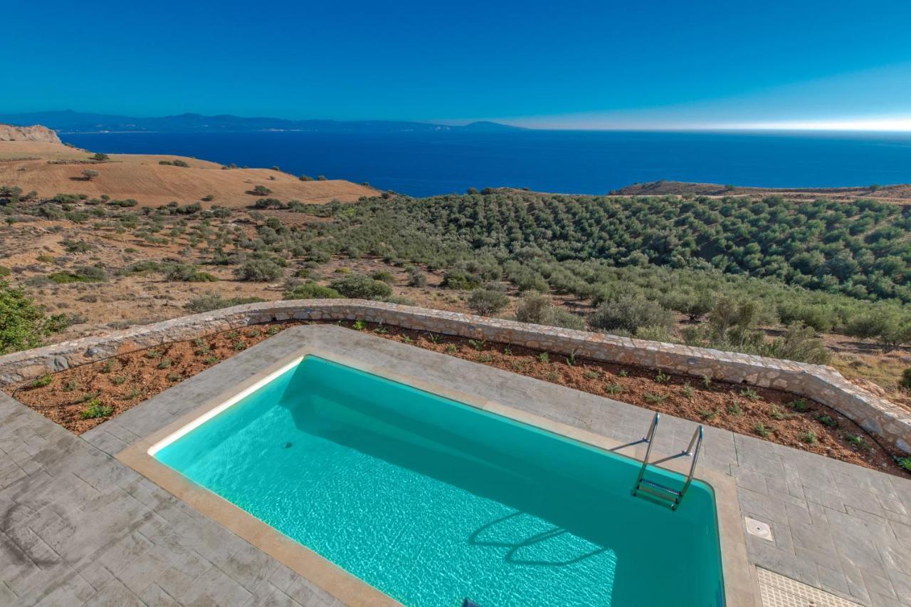 Tranquil Sea View Villa With Private Pool, Just 2Km From The Beach! Agia Galini Exterior foto